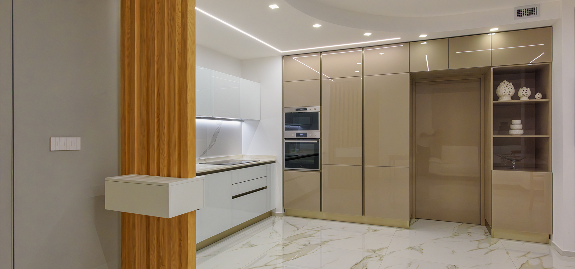 L'eleganza del vetro in cucina