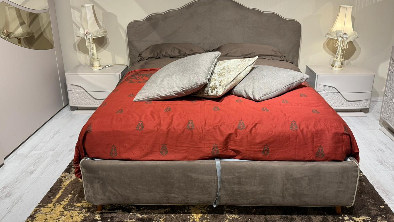 Letto shabby Martina con contenitore