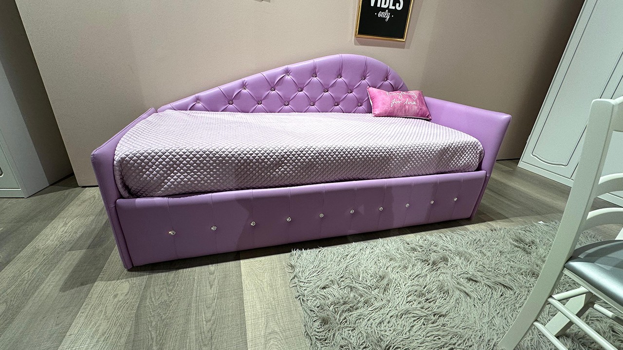 Divano letto imbottito USO FIERA